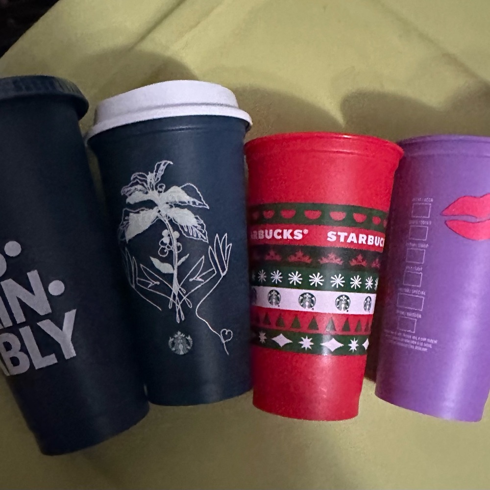 Starbucks Festive and Chic Reusable Cups